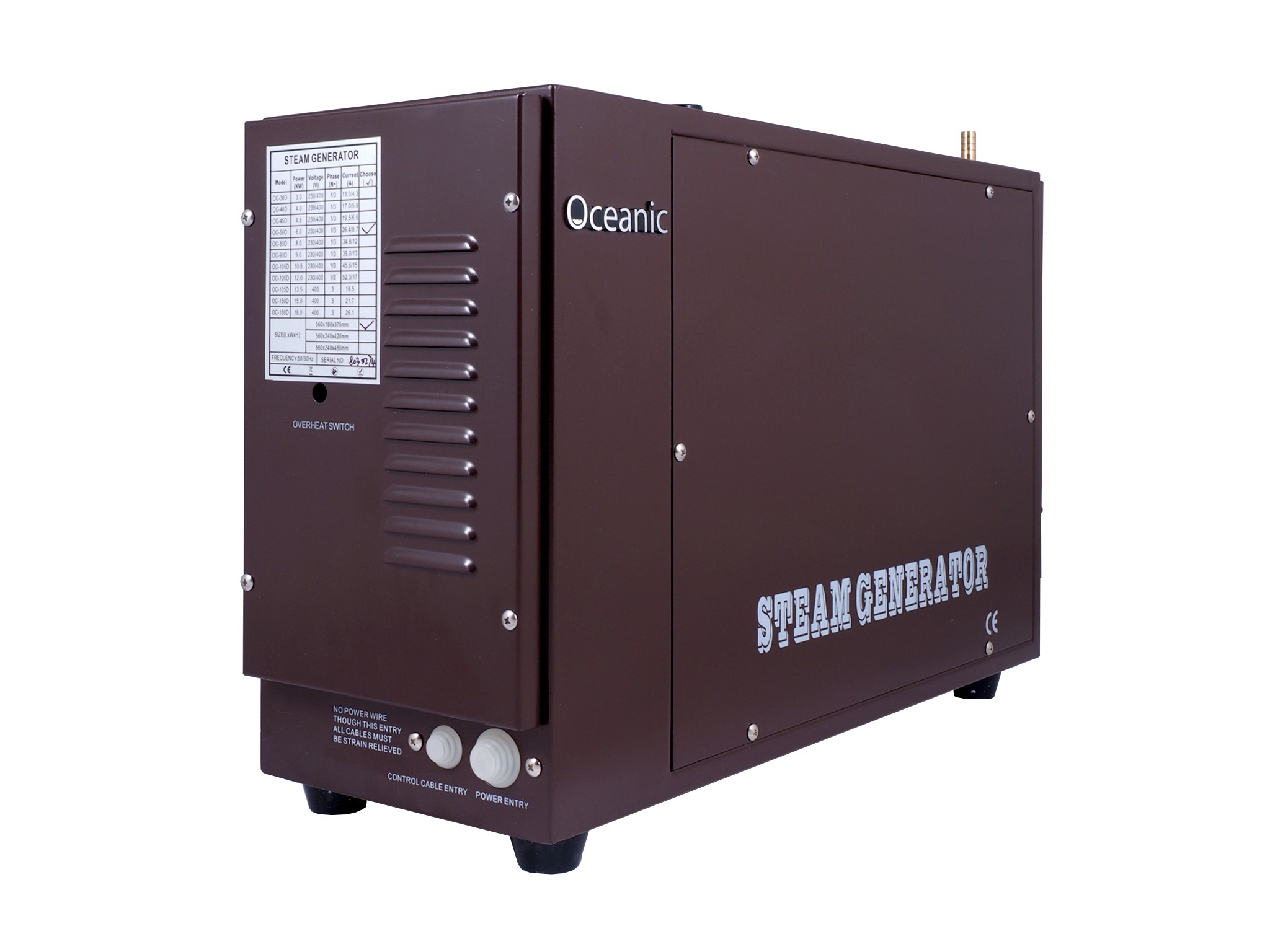 MÁY XÔNG HƠI ƯỚT OCEANIC OC-B 15kW 